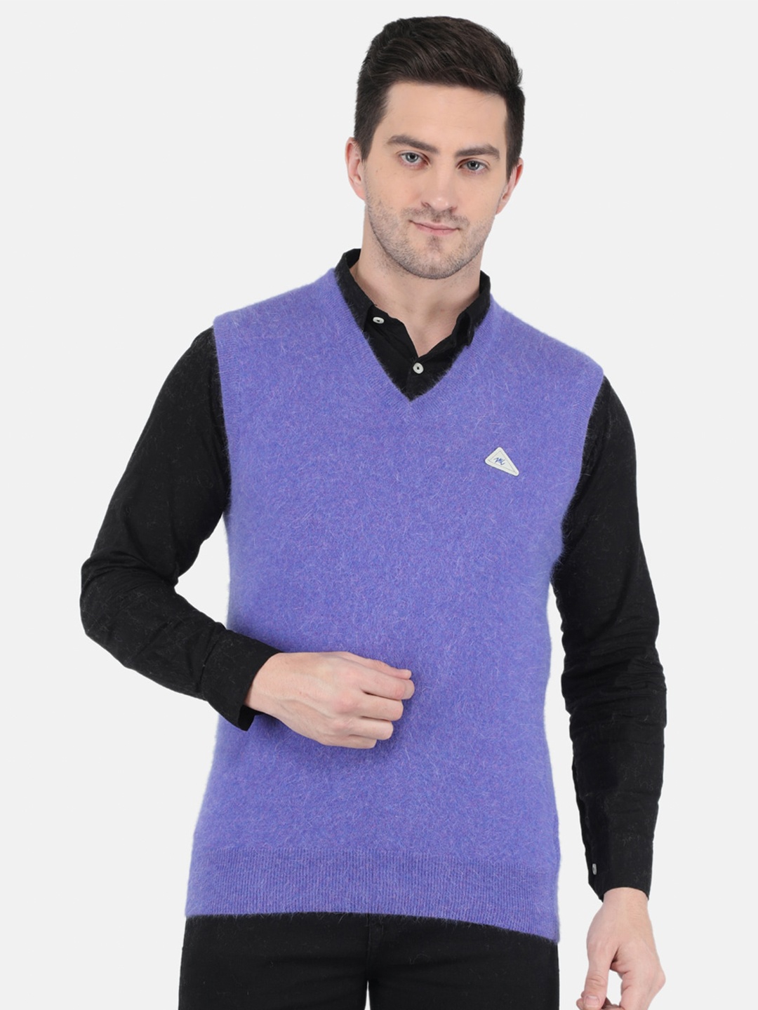 

Monte Carlo Men Purple Pullover with Fuzzy Detail