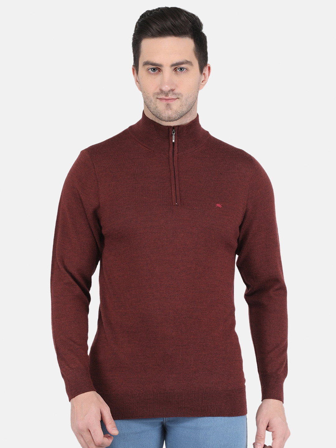 

Monte Carlo Men Rust Wool Pullover