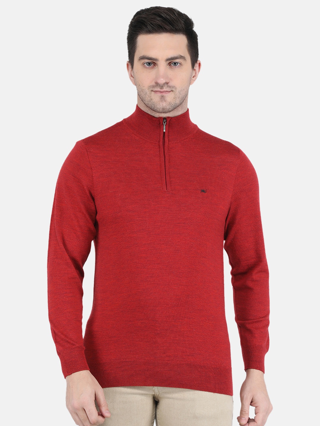 

Monte Carlo Men Red Wool Pullover