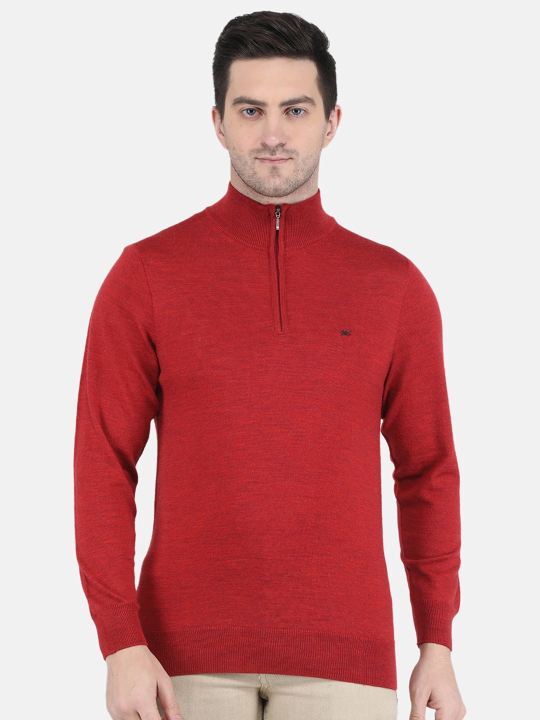 

Monte Carlo Men Red Wool Pullover