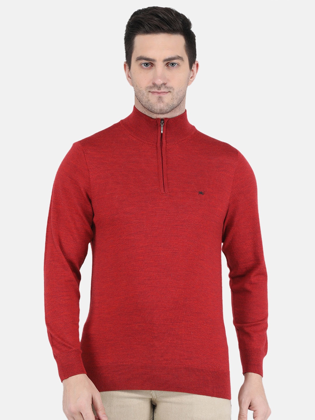 

Monte Carlo Men Red Wool Pullover