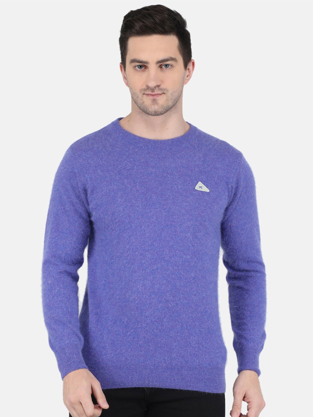

Monte Carlo Men Purple Brand Logo Design Pullover