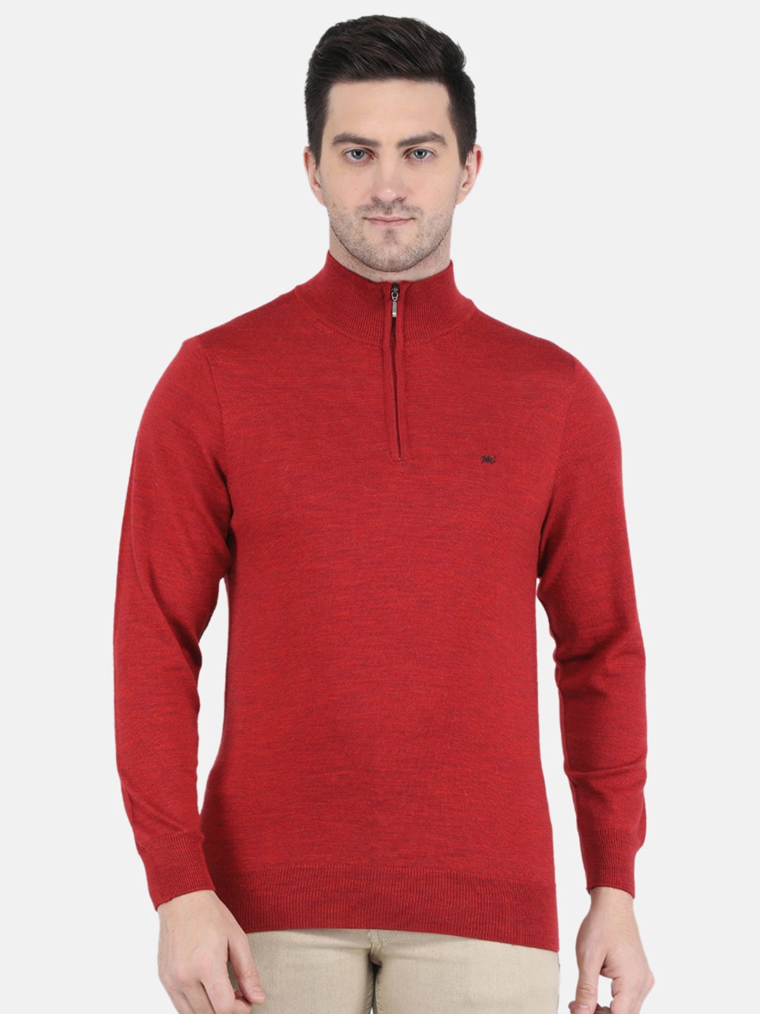 

Monte Carlo Men Red Wool Pullover