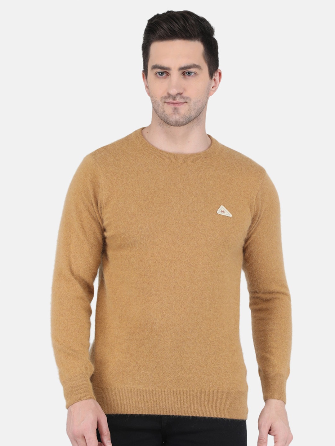 

Monte Carlo Men Camel Brown Wool Pullover