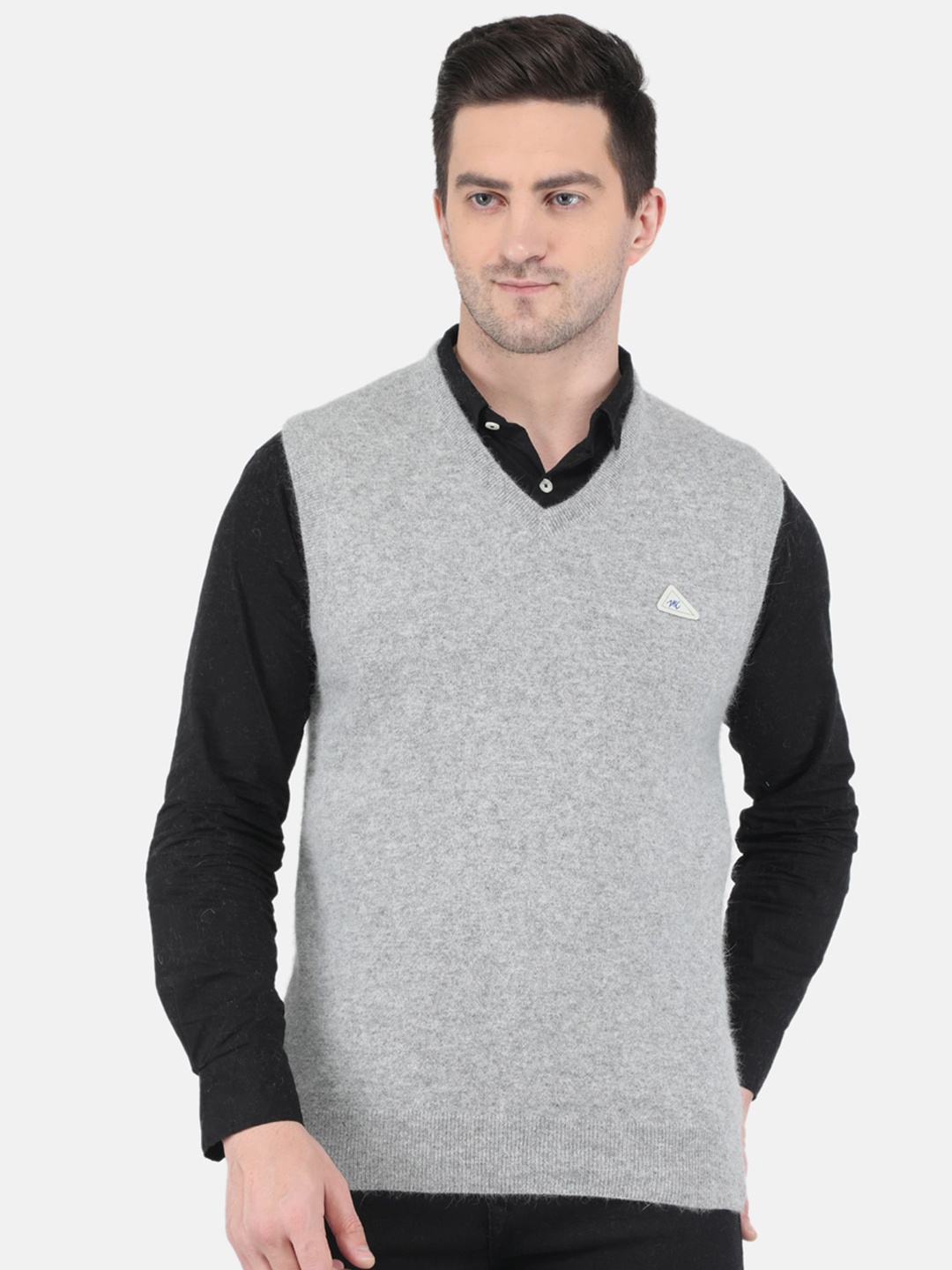 

Monte Carlo Men Grey Sweater Vest