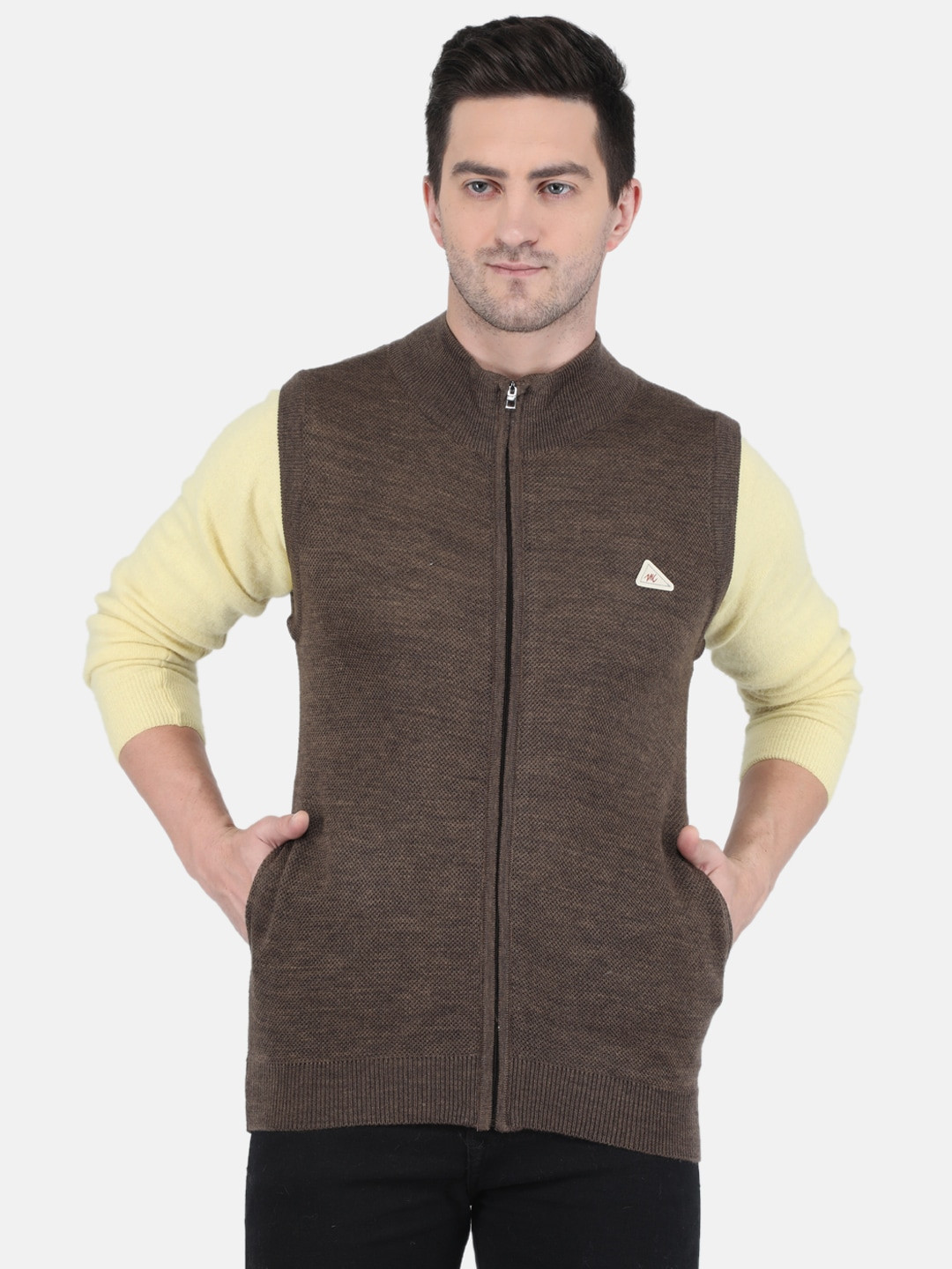 

Monte Carlo Men Brown Sweater Vest