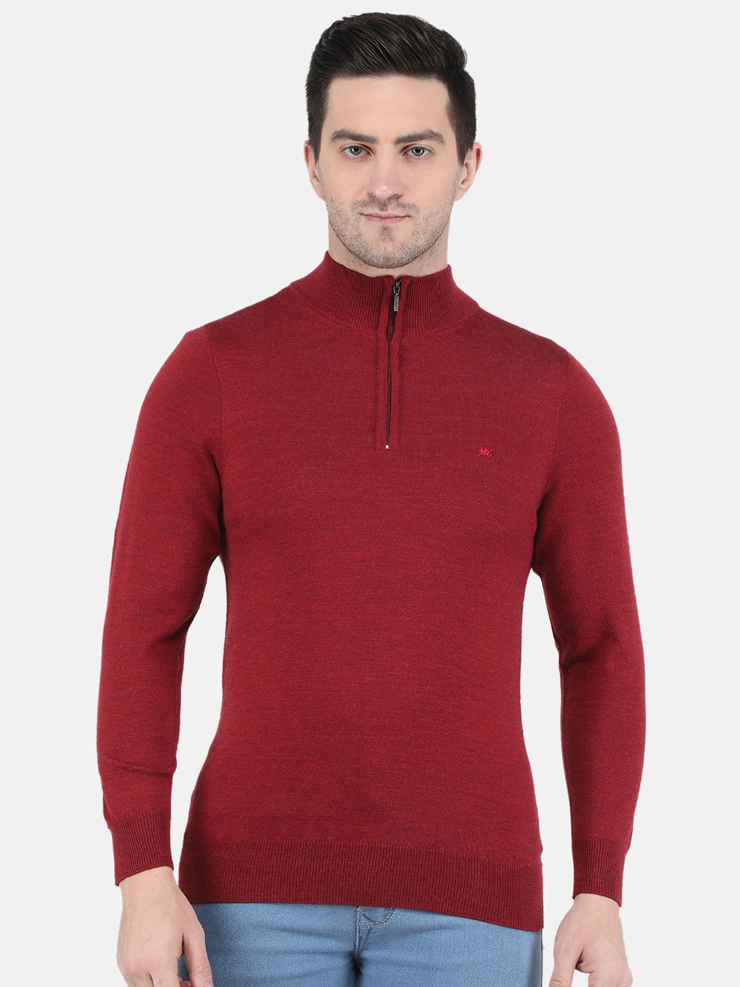 

Monte Carlo Men Maroon Pullover Sweater