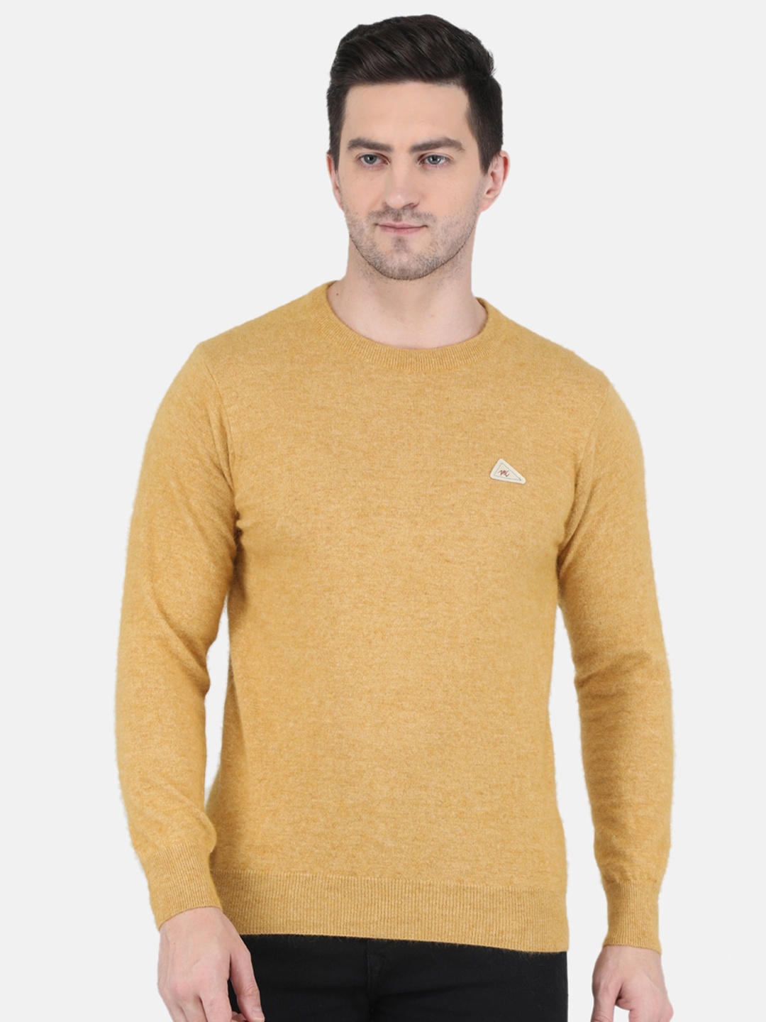 

Monte Carlo Men Yellow Wool Pullover