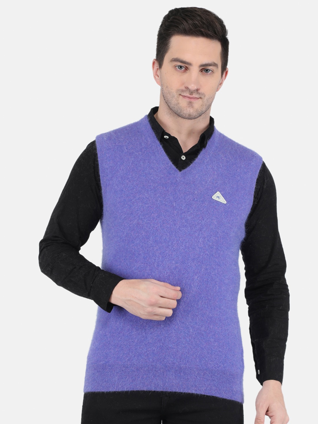 

Monte Carlo Men Purple Sweater Vest