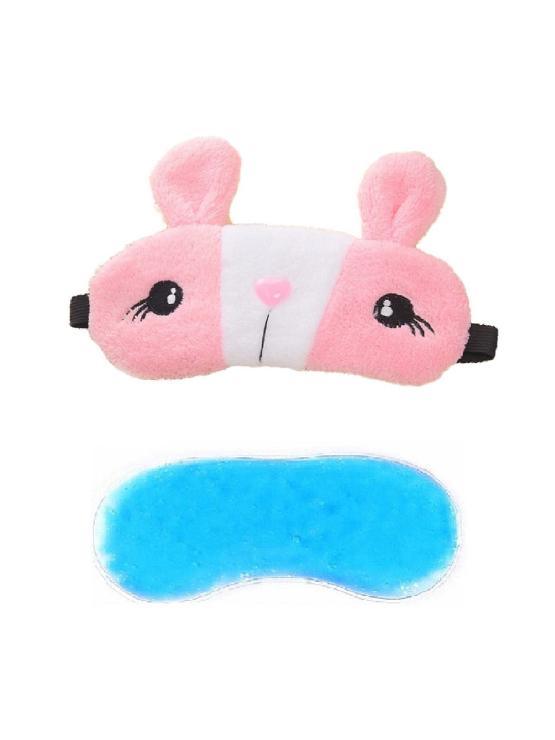 

JENNA Rabbit Cute Sleeping Eye Mask With Gel, Pink