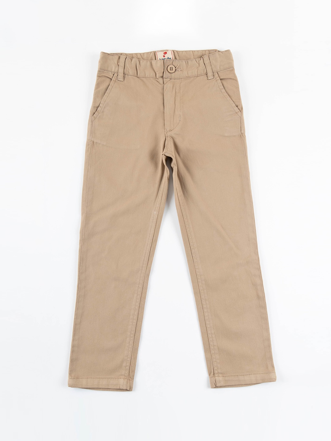 

JusCubs Boys Beige Smart Cotton Chinos Trousers