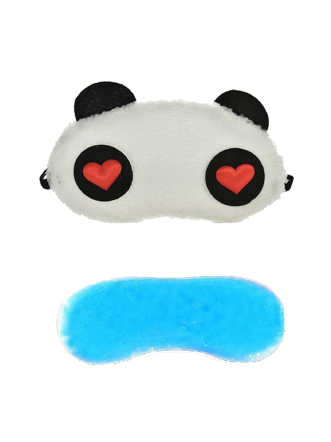 

JENNA White & Black Sleeping Eye Mask With Gel