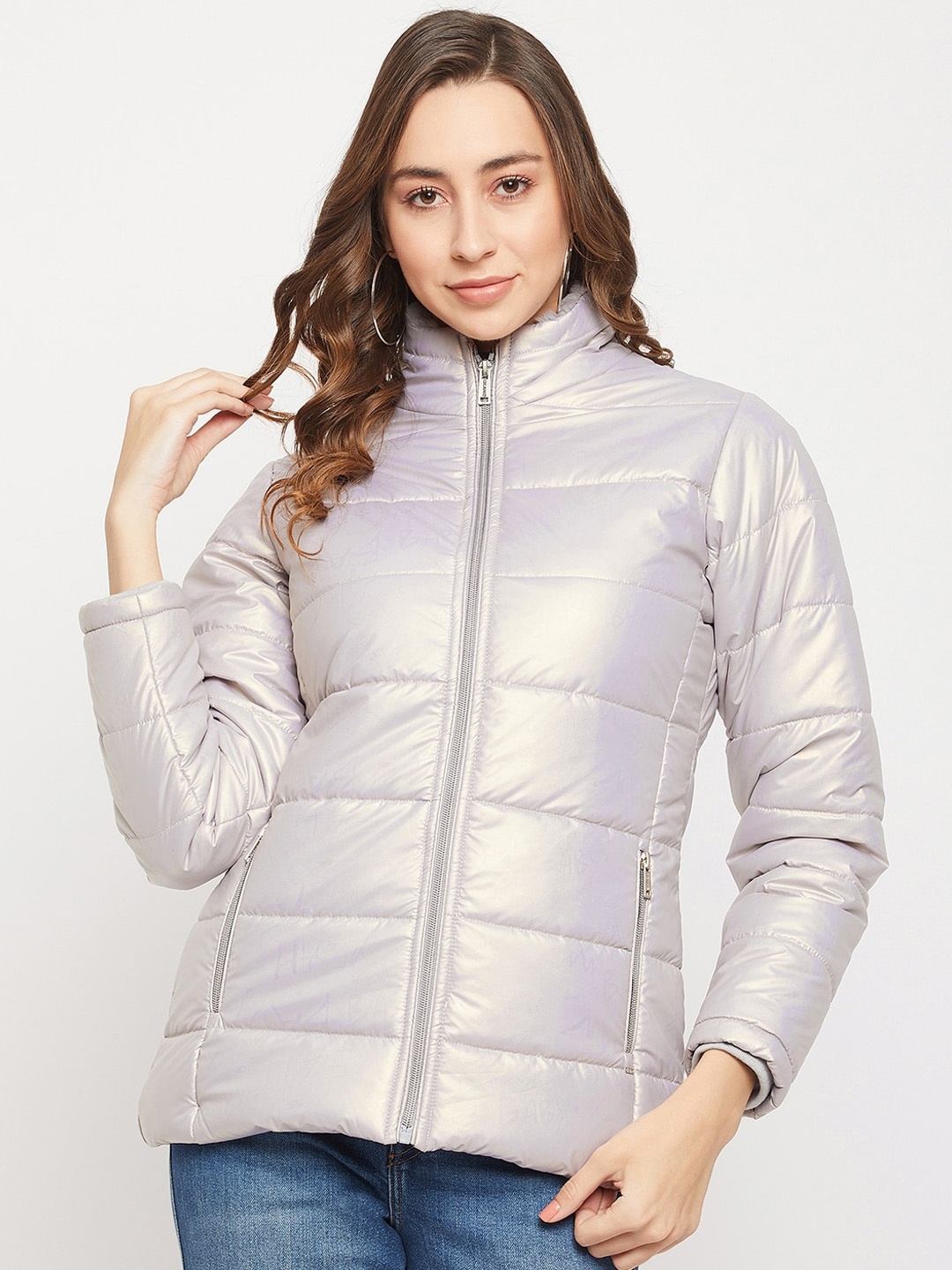 

Okane Women Grey Lightweight Padded Jacket