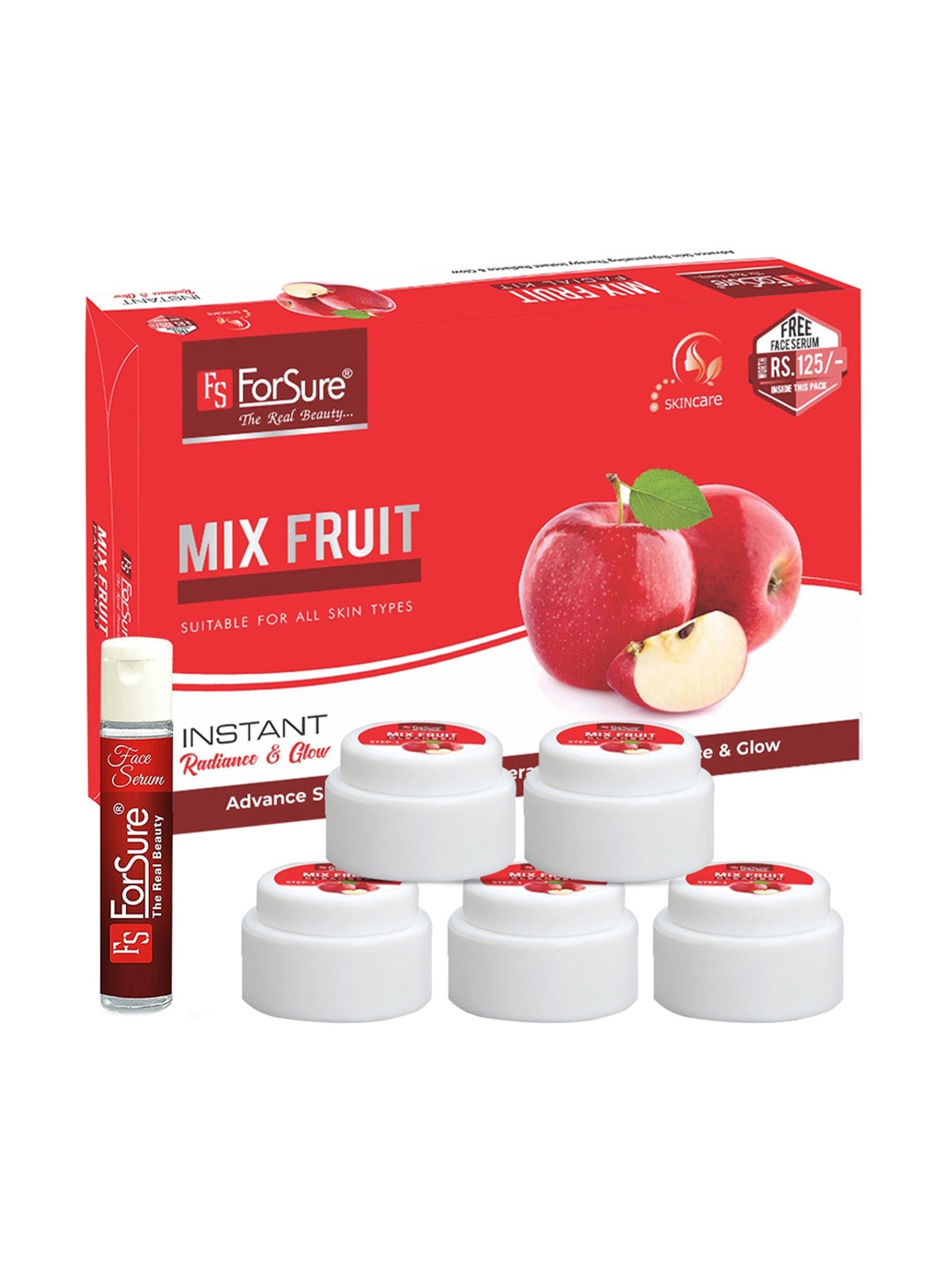 

ForSure Mix Fruit Facial Kit, White