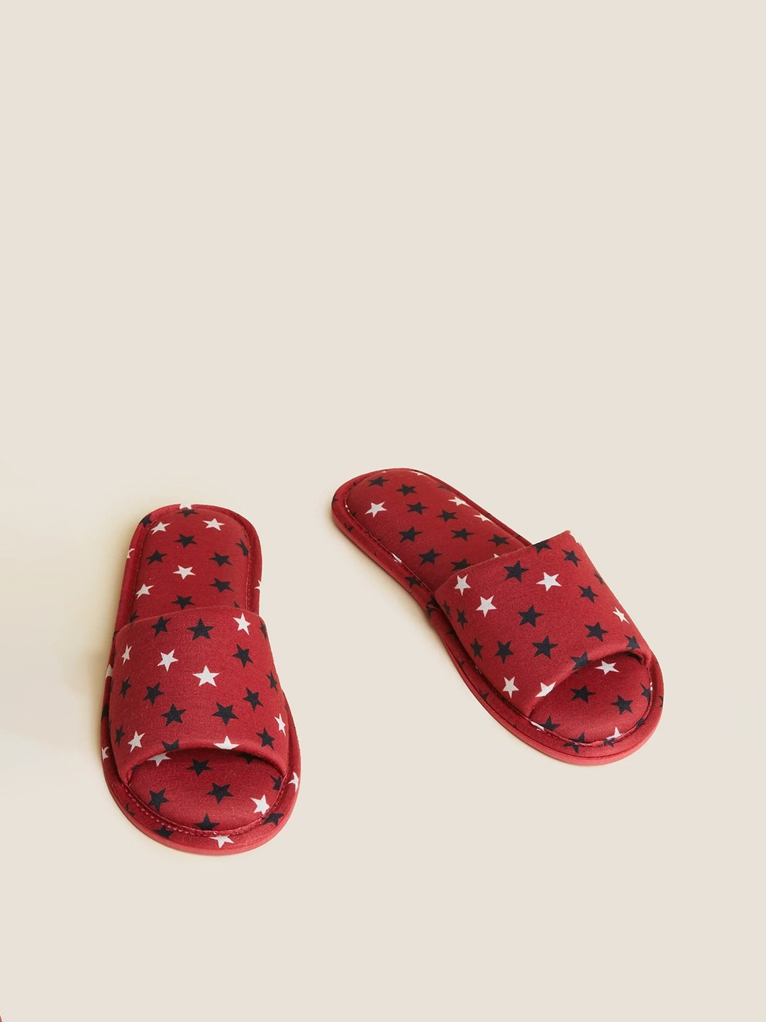 

Marks & Spencer Women Brown & White Printed Sliders