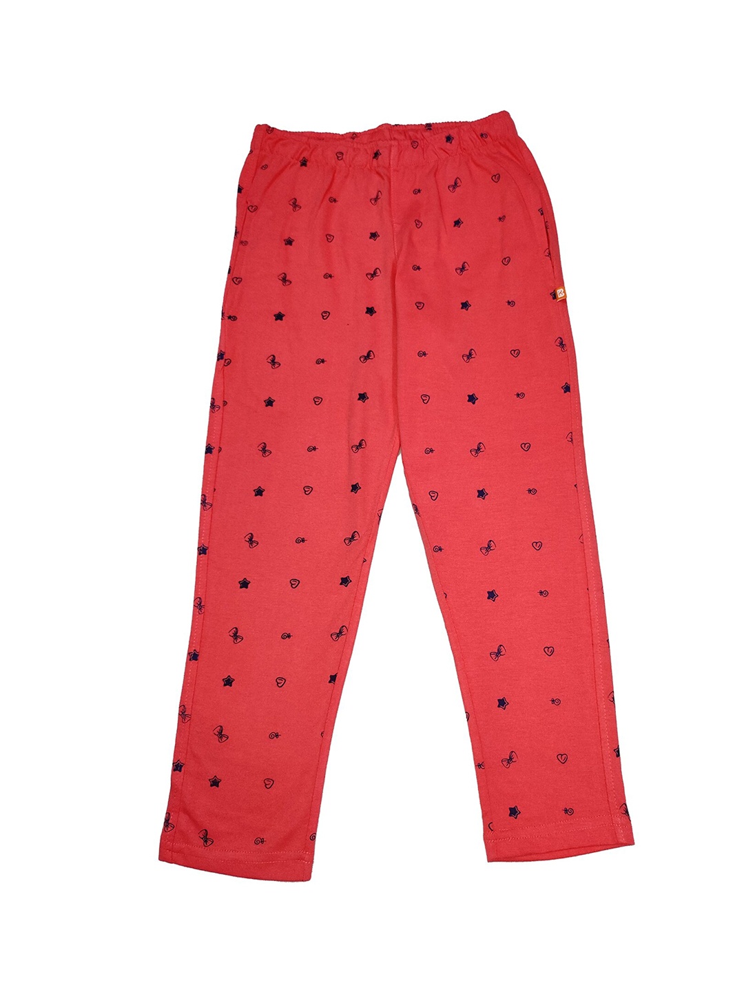 

PROTEENS Girls Red Printed Cotton Track Pant