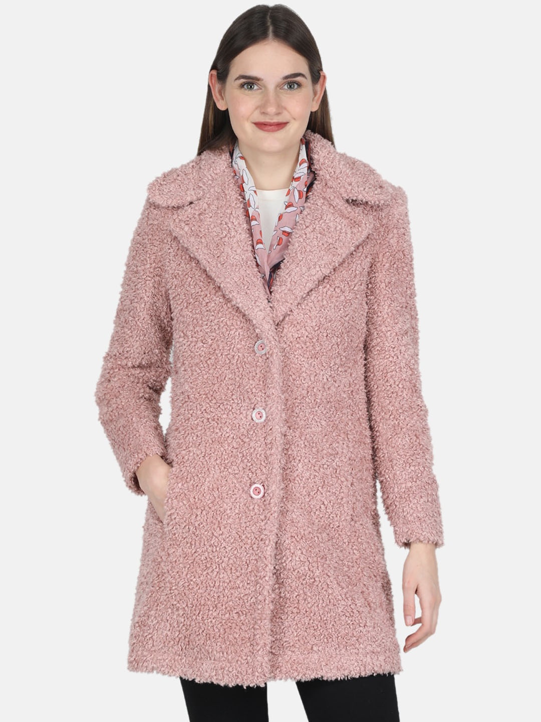 

Monte Carlo Women Pink Overcoat