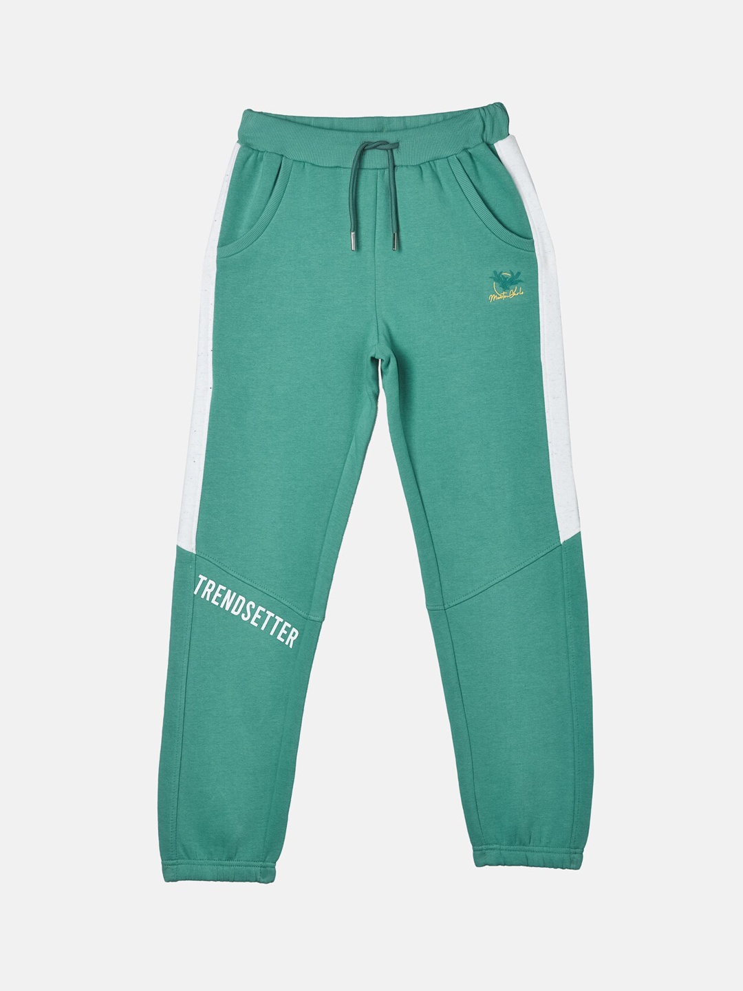 

Monte Carlo Girls Green & White Printed Joggers