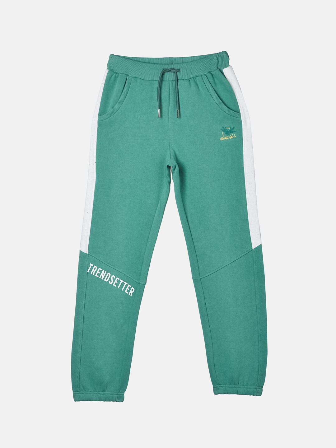 

Monte Carlo Girls Green Printed Joggers