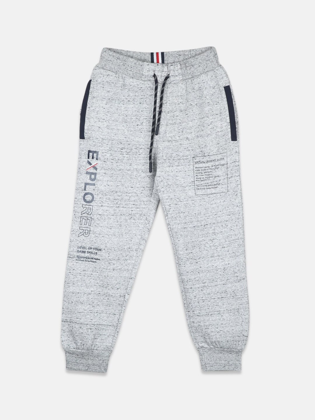 

Monte Carlo Boys Grey Printed Jogger