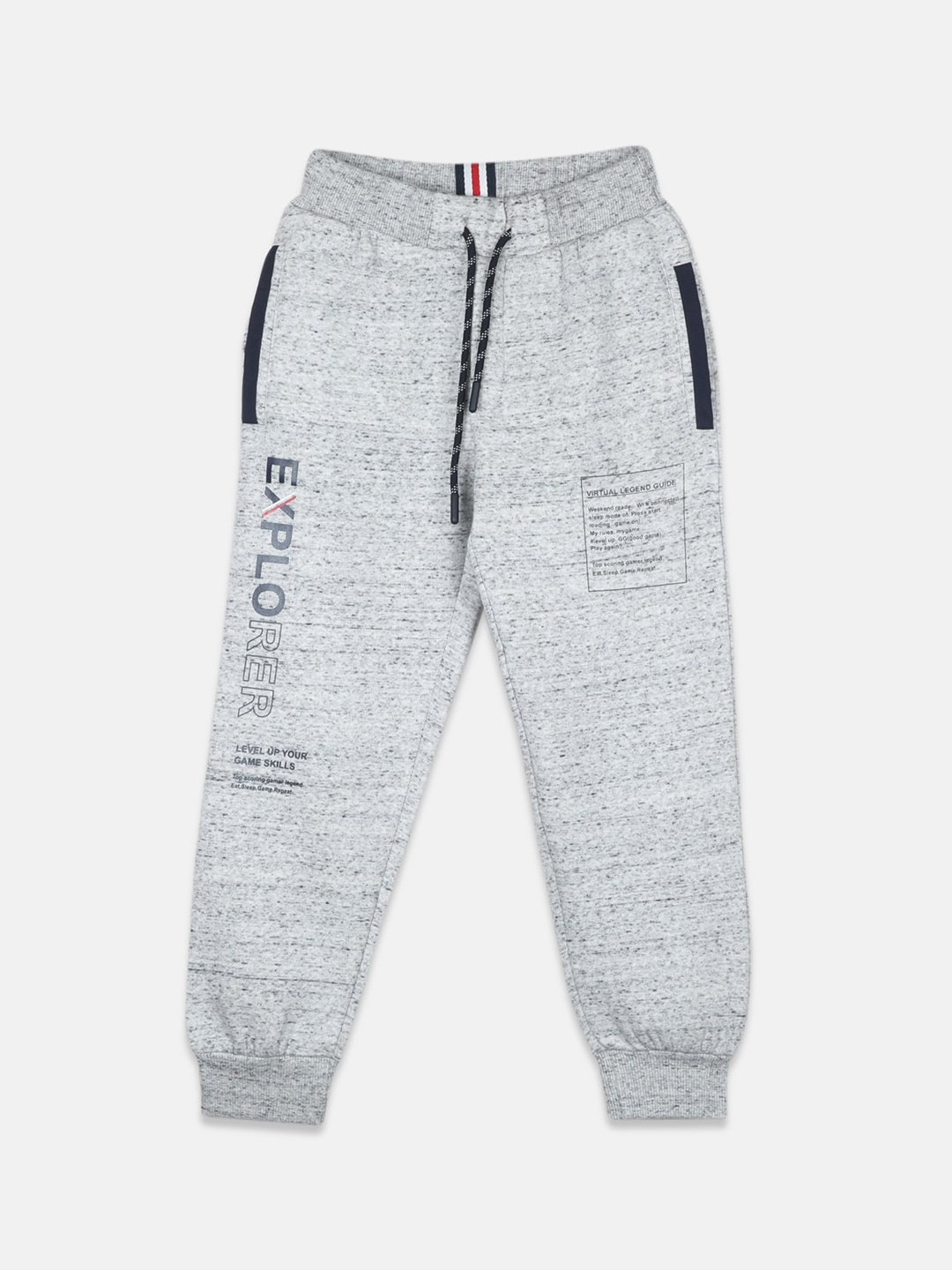 

Monte Carlo Boys Grey Printed Jogger