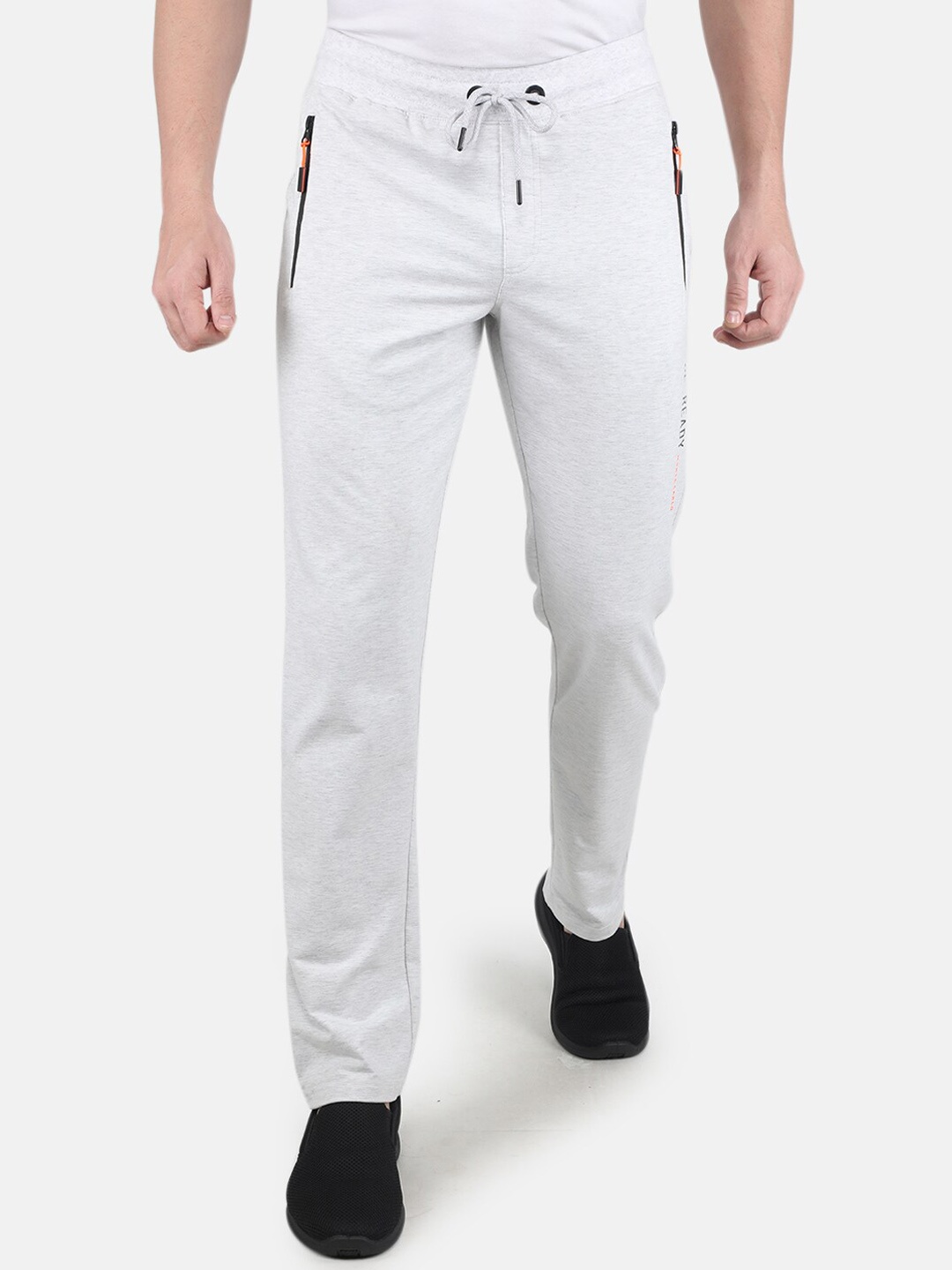 

Monte Carlo Men Grey Solid Track Pants