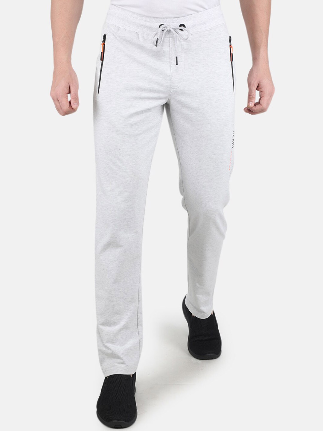 

Monte Carlo Na Lower Men Grey Cotton Slim-Fit Track Pants