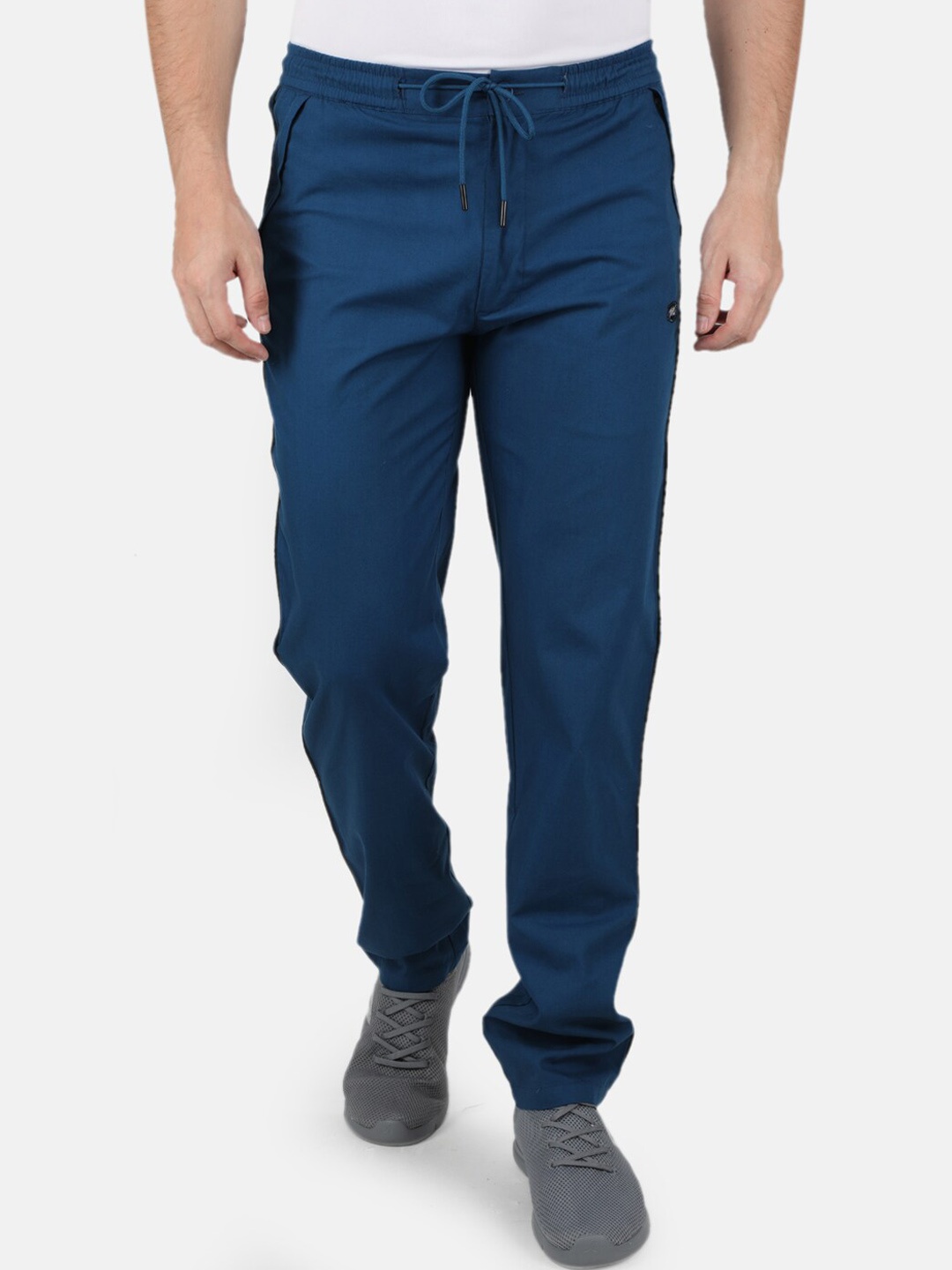 

Monte Carlo Men Plus Size Blue Track Pants