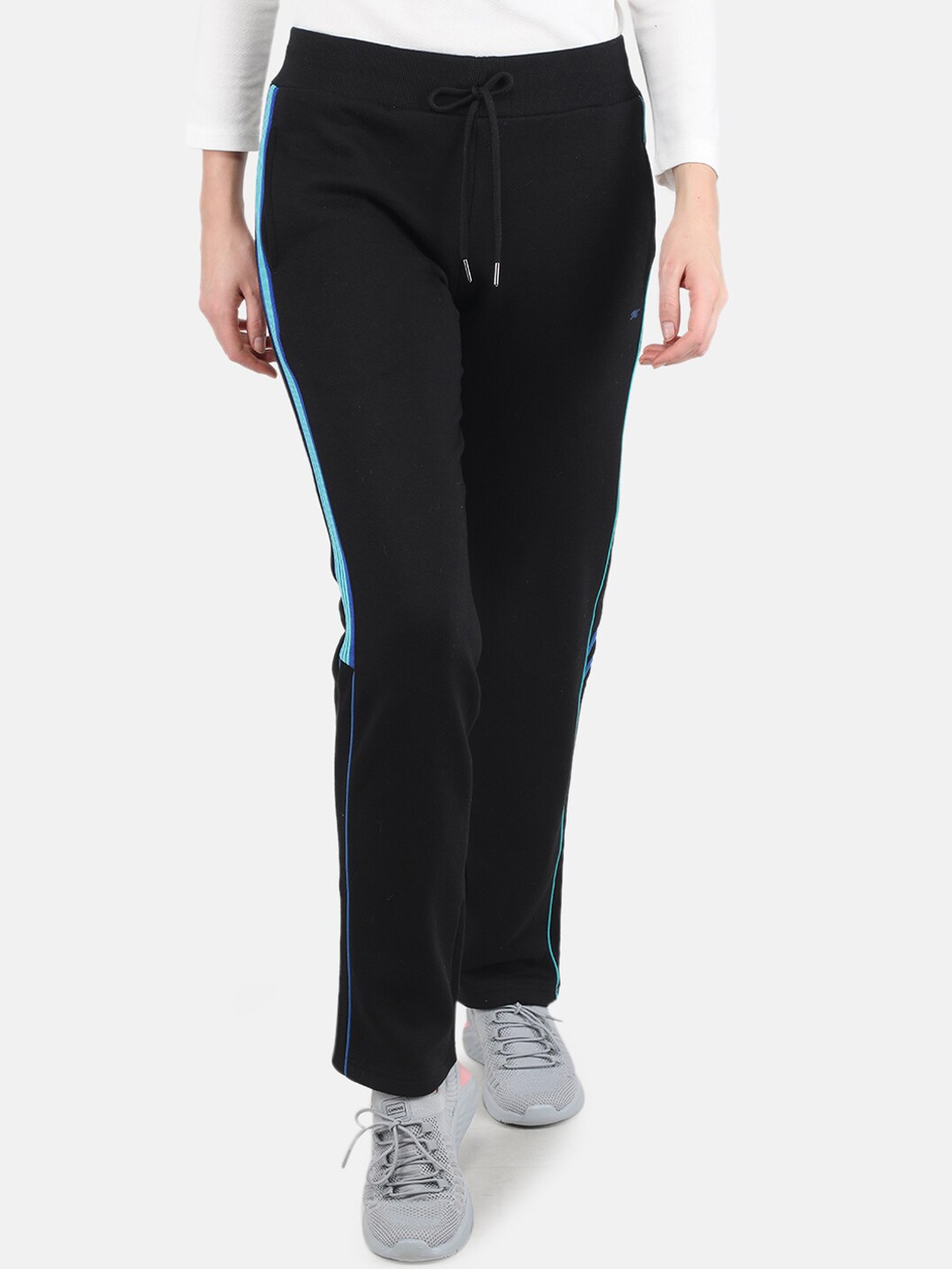 

Monte Carlo Women Black Cotton Track Pants