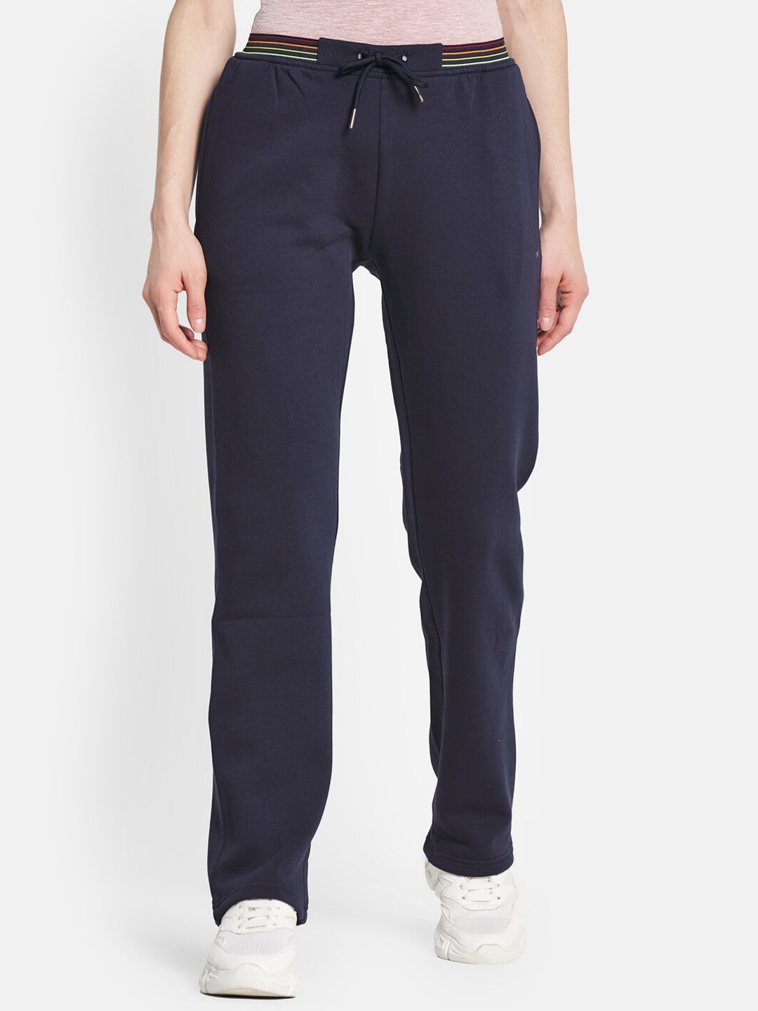 

Monte Carlo Women Navy Blue Cotton Track Pants
