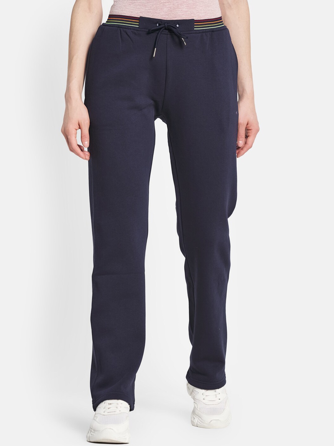 

Monte Carlo Women Navy Blue Cotton Track Pants