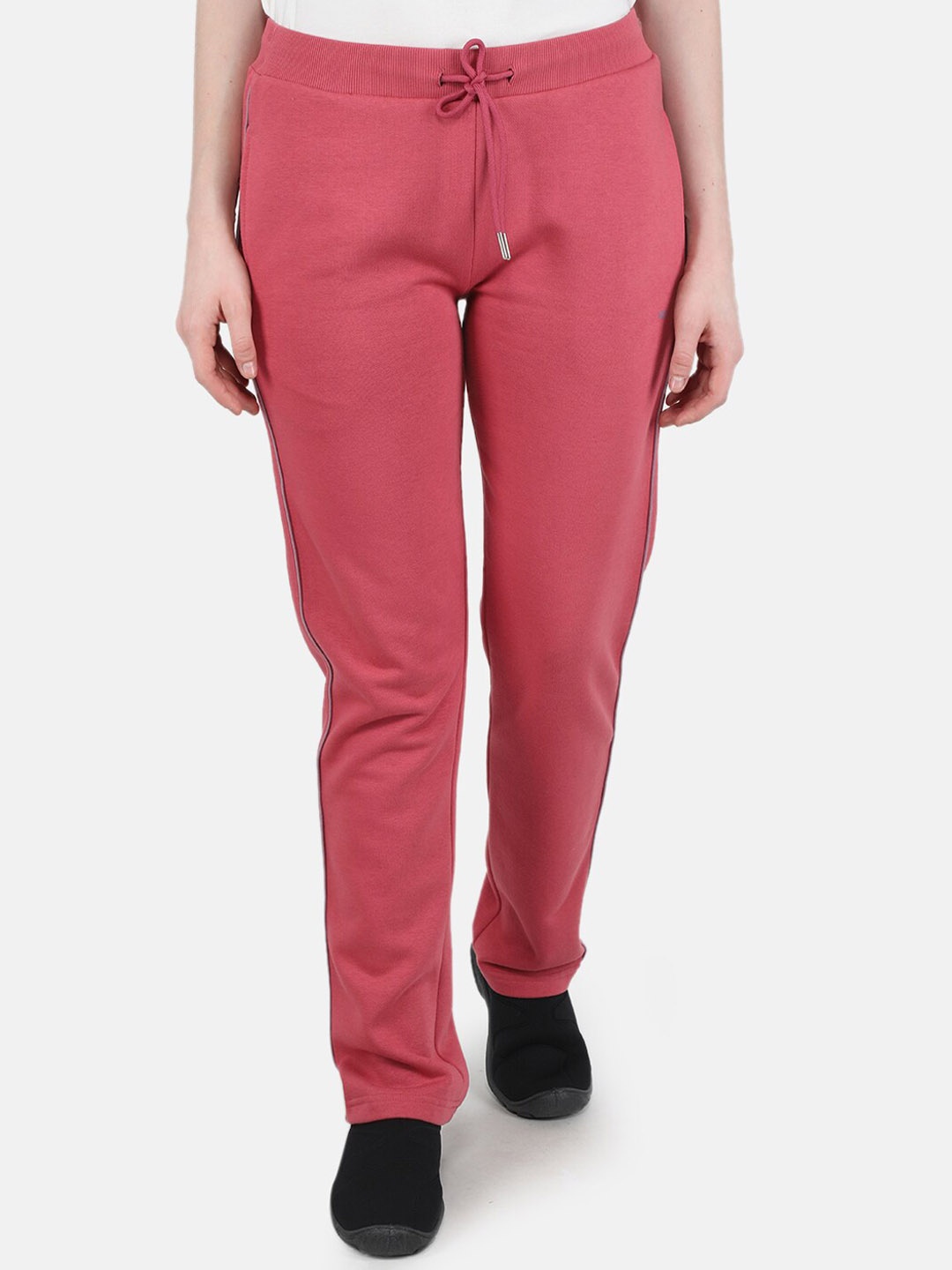 

Monte Carlo Women Pink Solid Track Pants