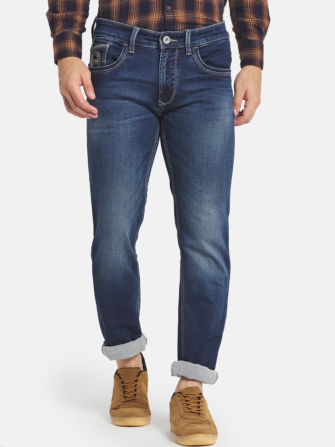 

Monte Carlo Men Blue Slim Fit Heavy Fade Jeans