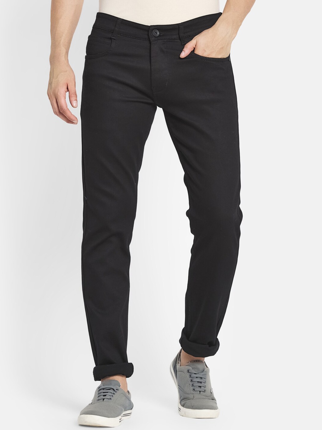 

Monte Carlo Men Black Skinny Fit Jeans