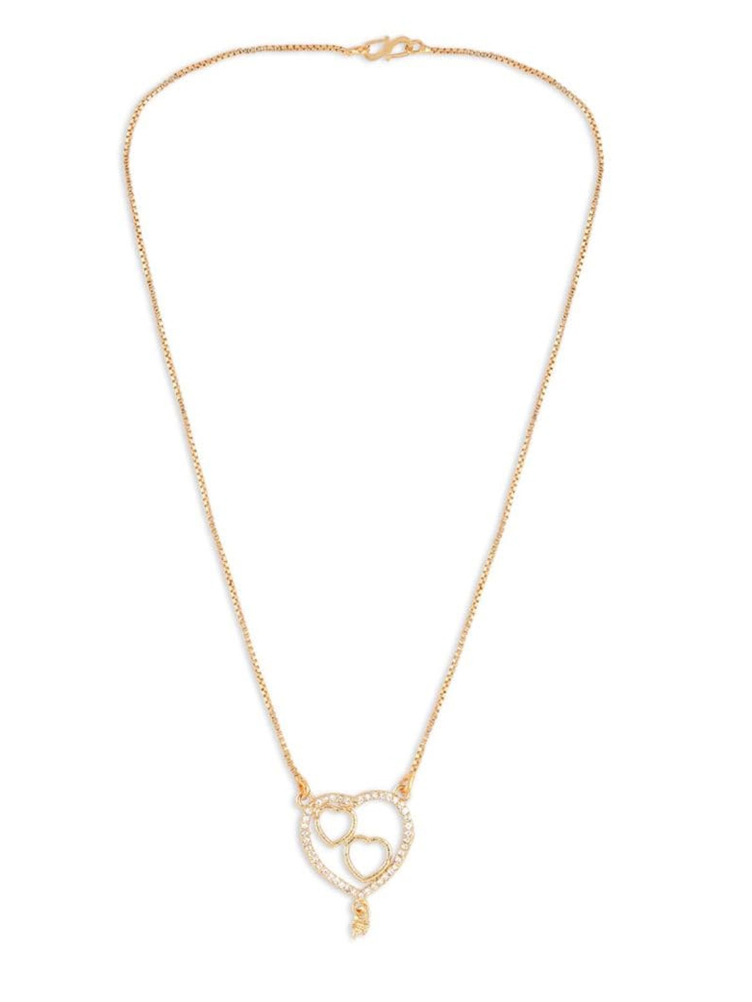 

Efulgenz Gold-Toned & White Gold-Plated Necklace