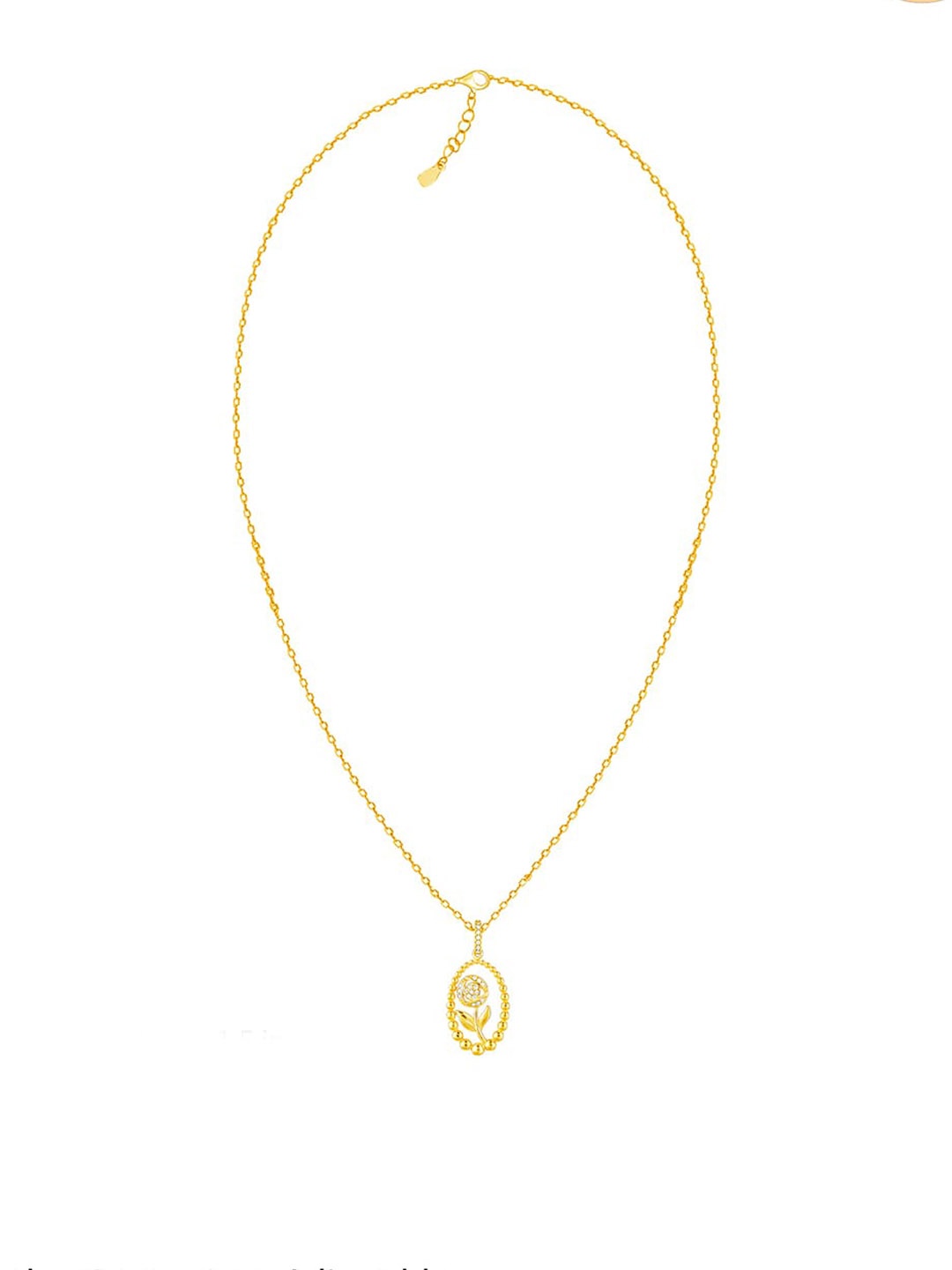 

GIVA 925 Sterling Silver Gold-Plated White CZ-Studded Jewellery Set