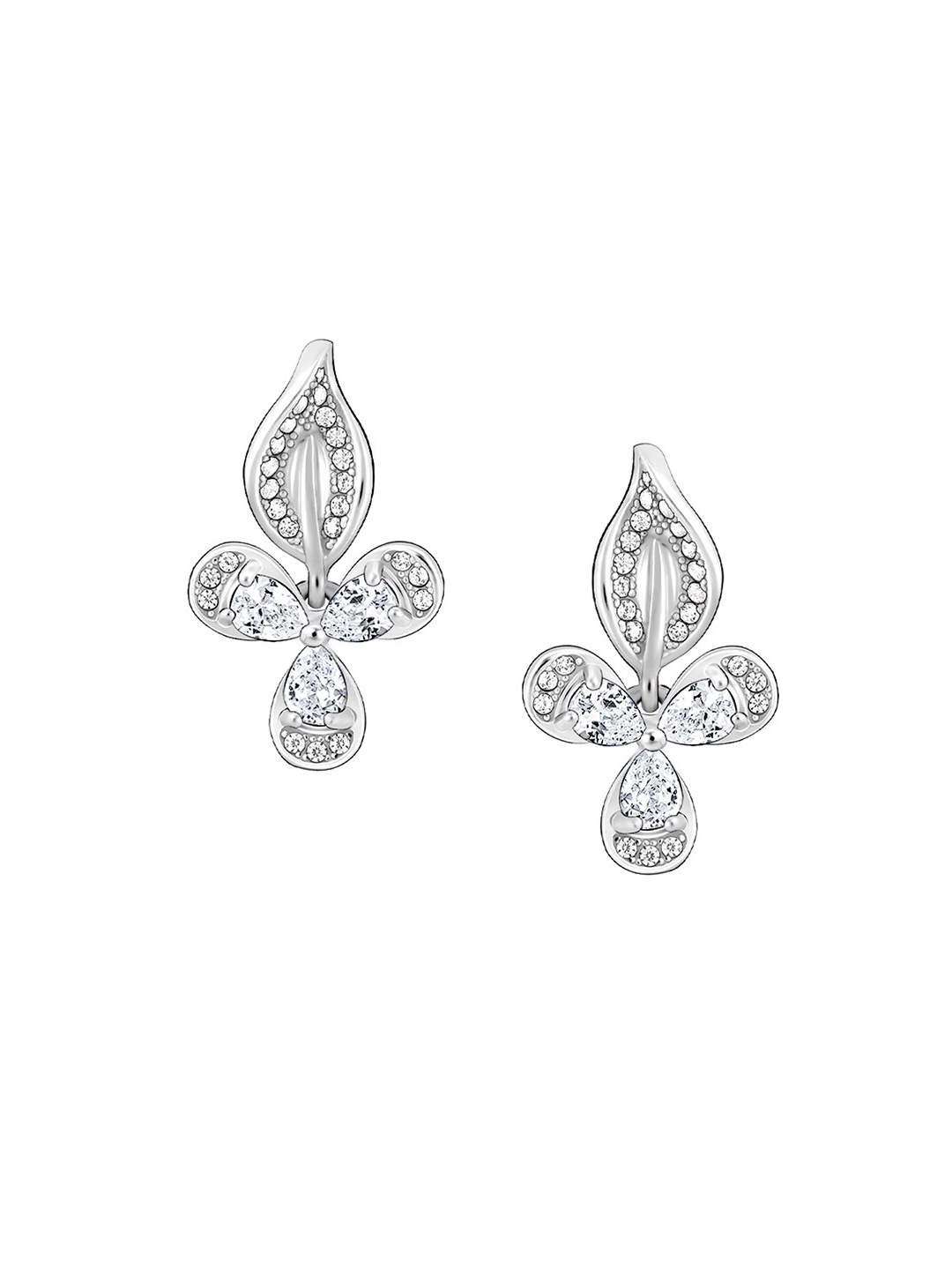 

GIVA Silver-Toned & Rhodium-Plated Contemporary Studs Earrings