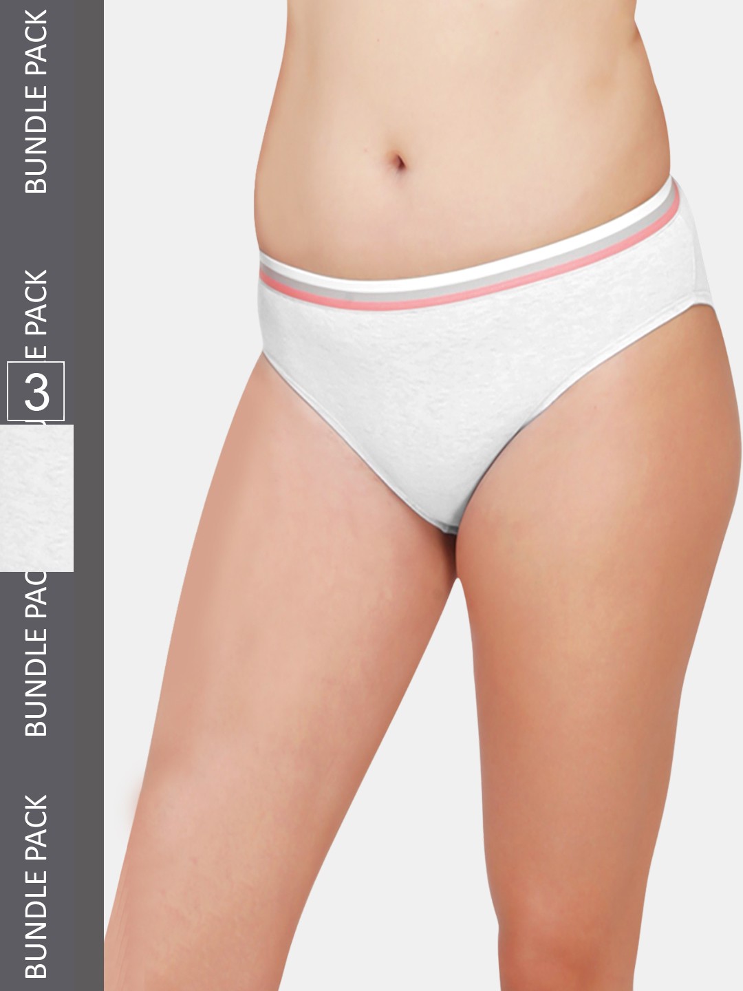 

Kalyani Pack Of 3 Bikini Briefs, White