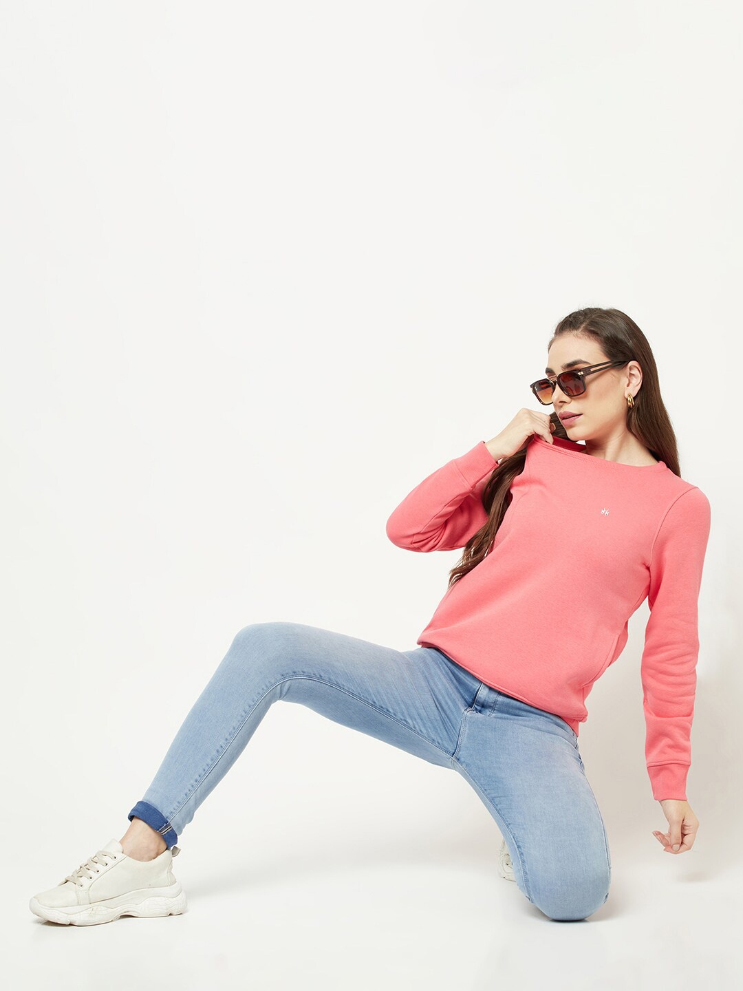 

Crimsoune Club Women Pink Sweatshirt