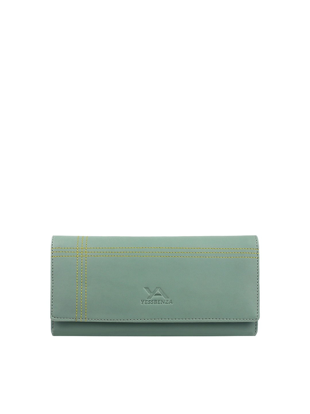 

YESSBENZA Women Sea Green Textured Envelope