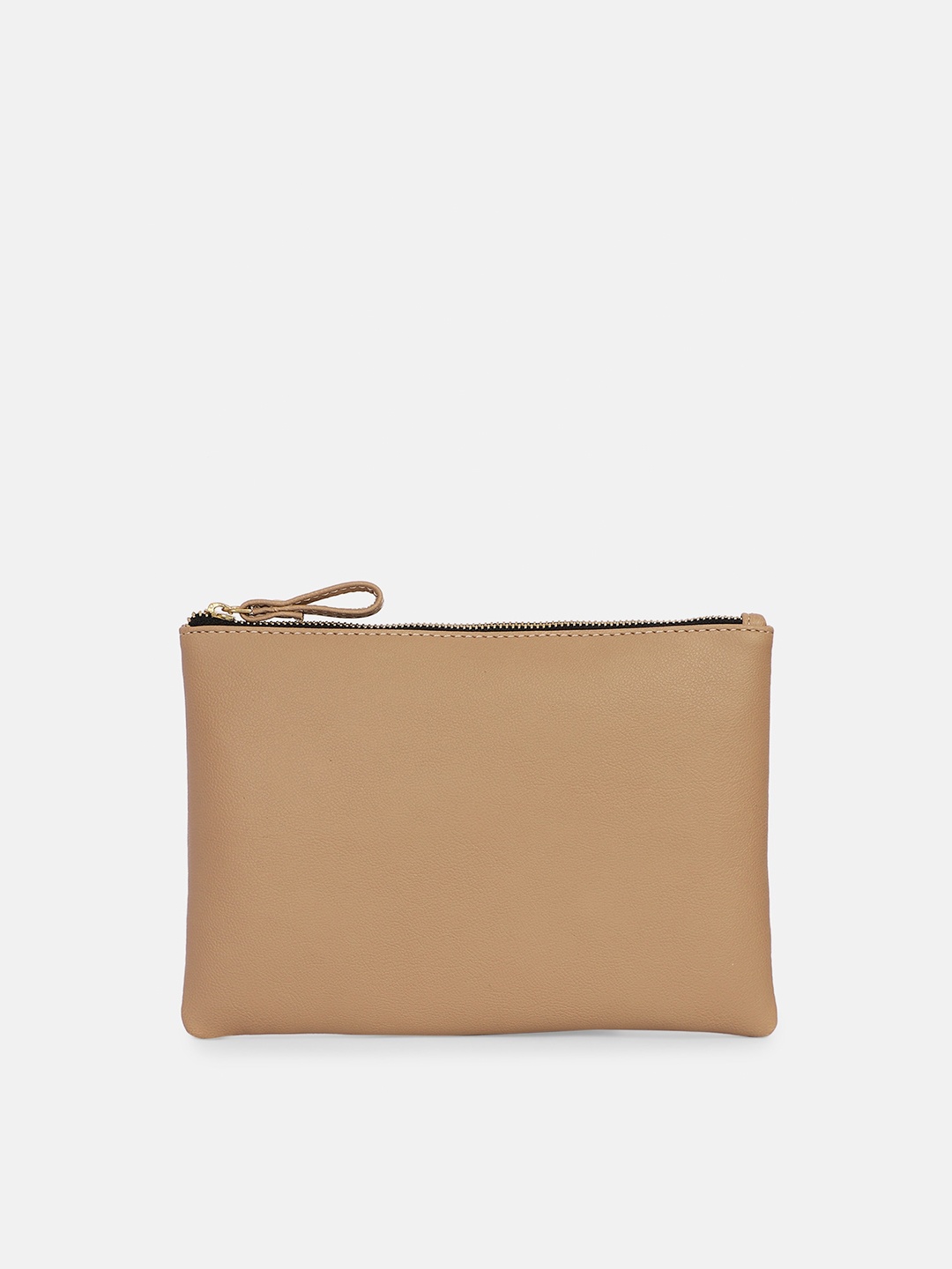 

Bagsy Malone Black Textured Pouch, Beige