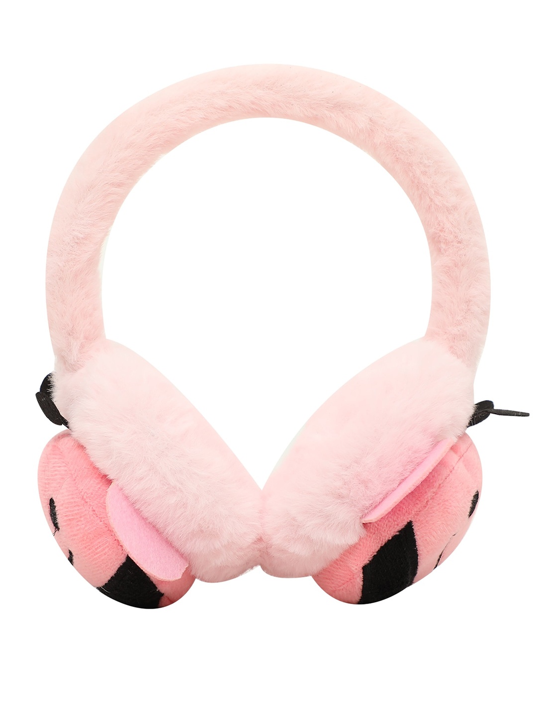 

FabSeasons Kids Pink Winter Ear Muffs