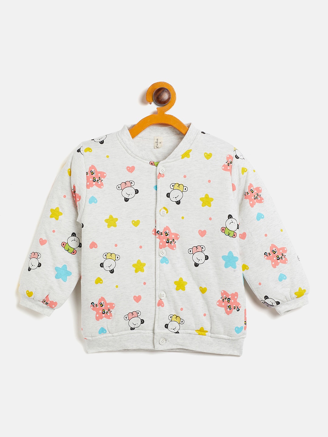 

Camey Girls Grey Printed Sweatshirt