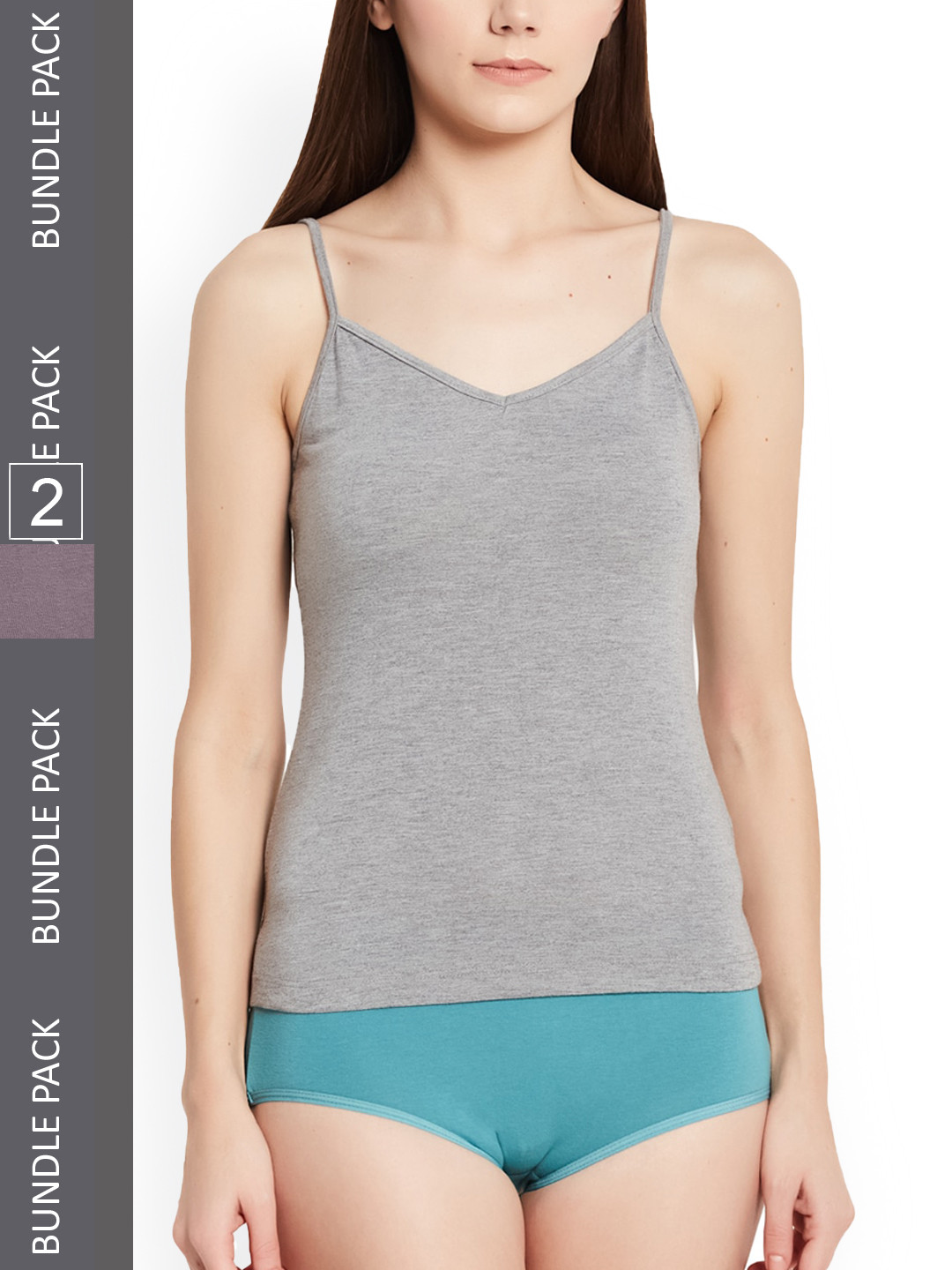 

UNMADE Women Turquoise Blue and Mauve Pack Of 2 Anti-bacterial Hipster Briefs UM1240