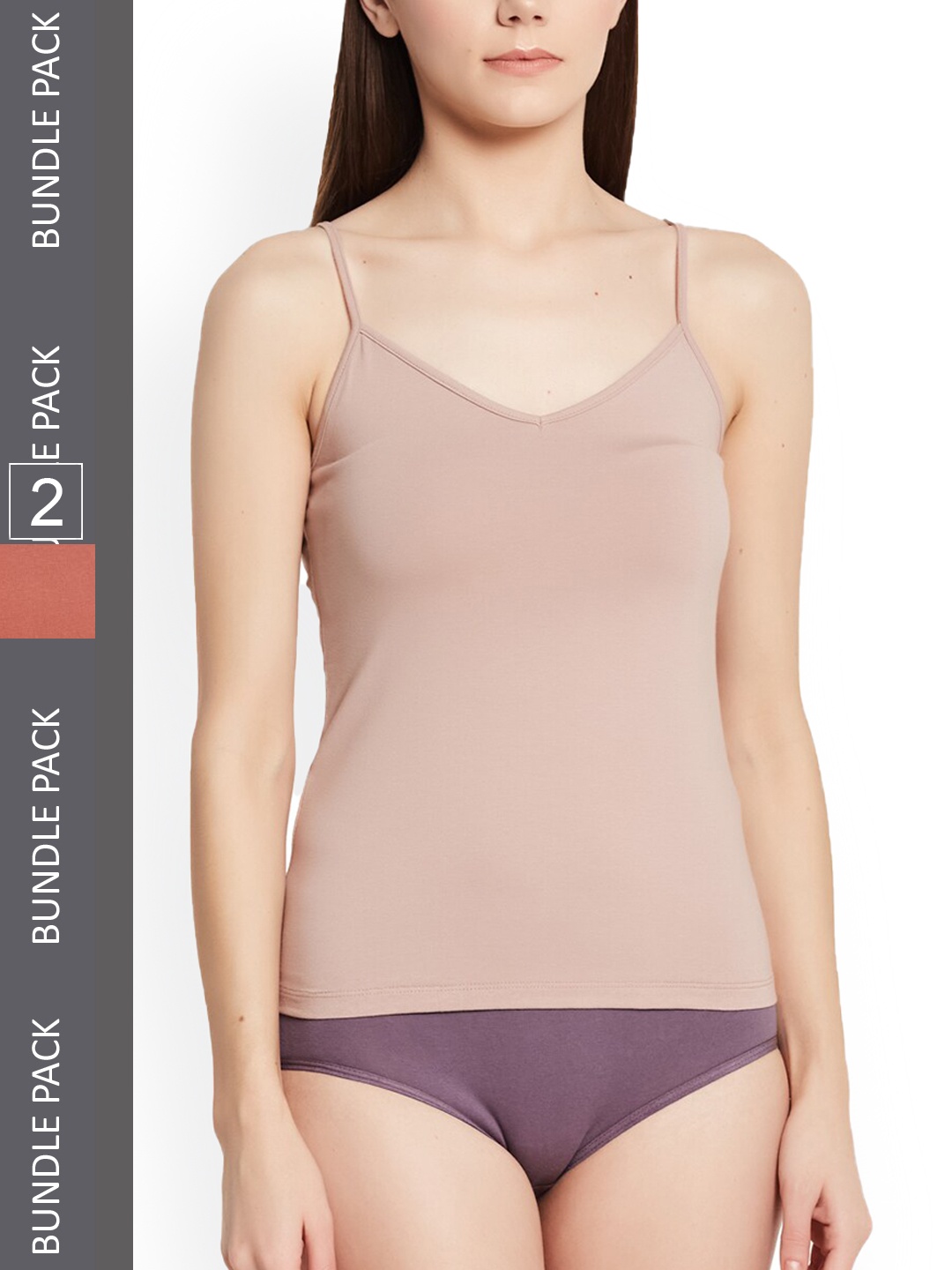 

UNMADE Women Pack Of 2 Assorted Pure Cotton Hipster Briefs