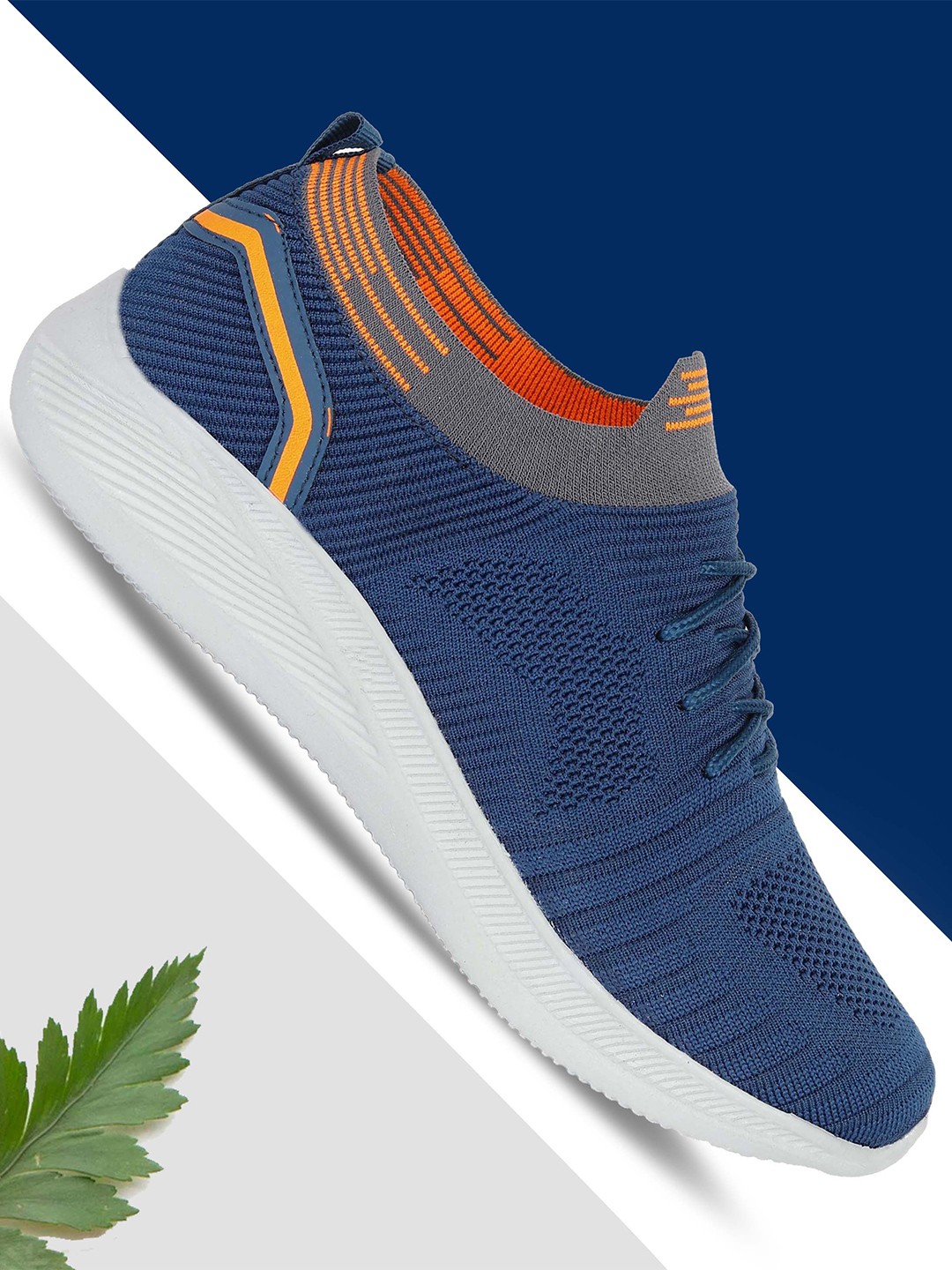 

Roadster Men Blue Self-Design Walking Sports Shoes