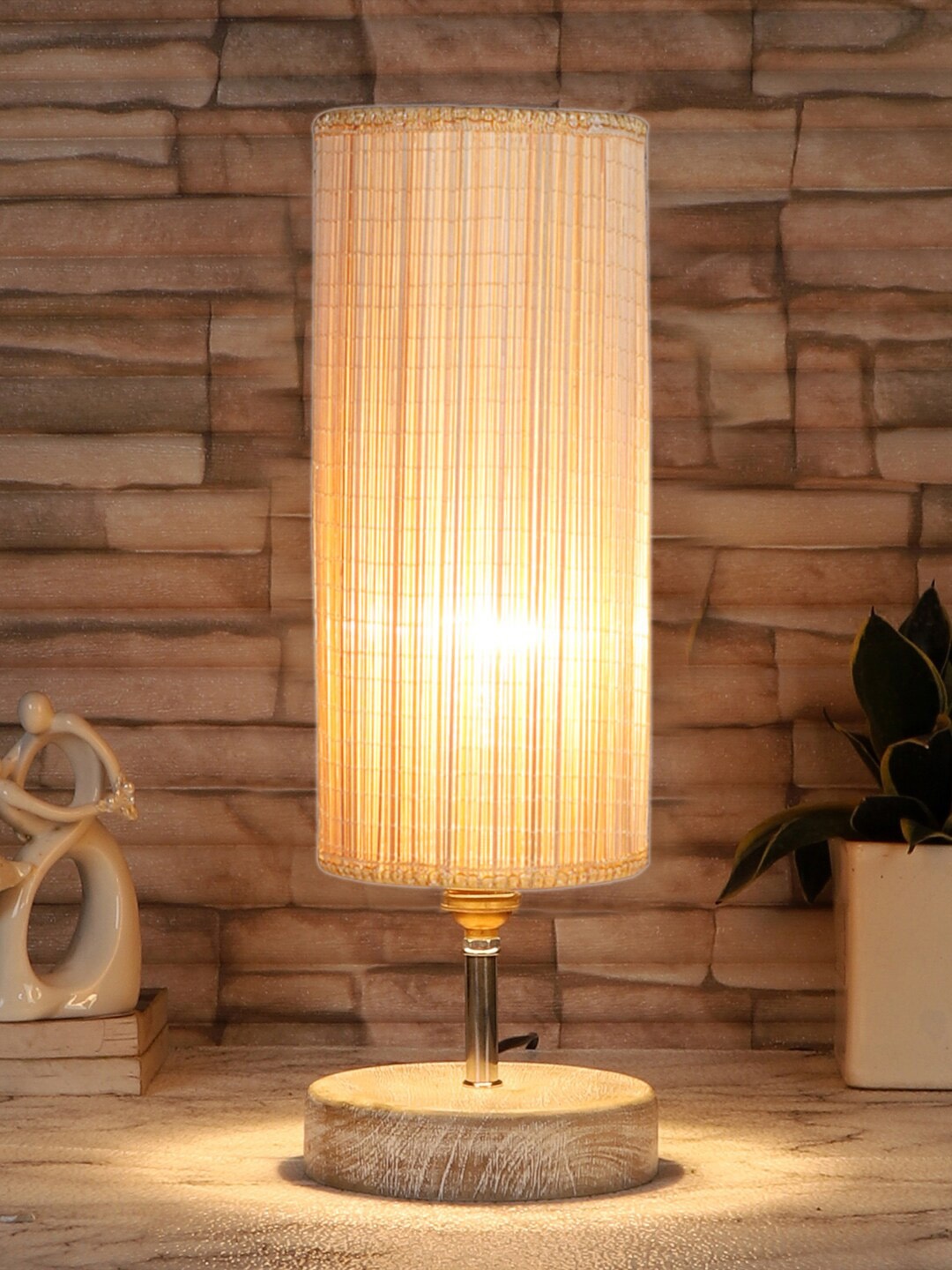 

Devansh Beige Cylindrical Table Lamp