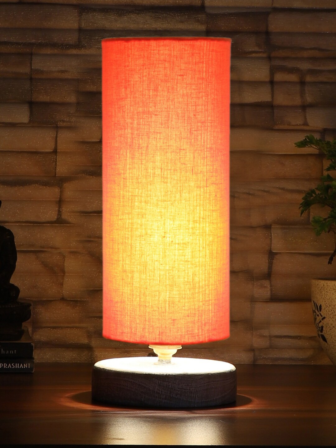 

Devansh Orange Cylindrical Table Lamp