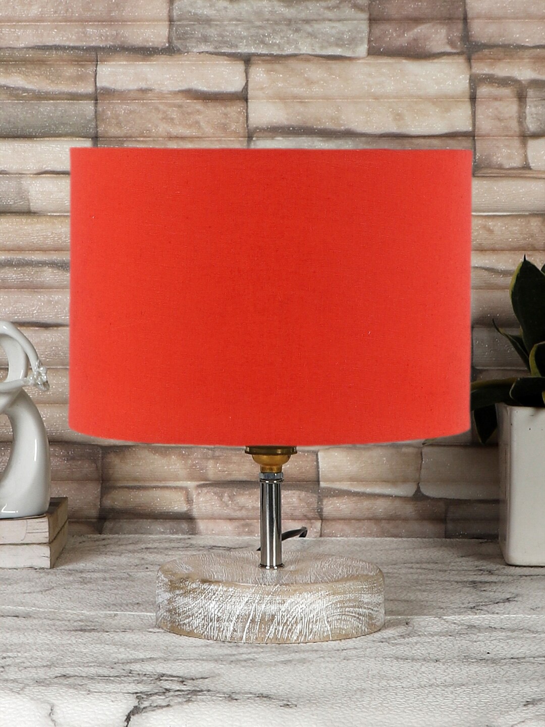 

Devansh Orange Cylindrical Table Lamp