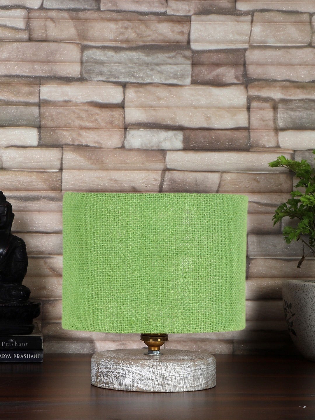 

Devansh Green Cylindrical Table Lamp